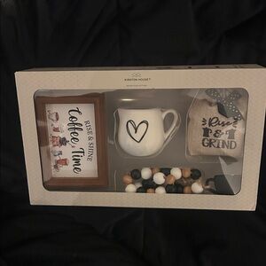 Coffee Time Set - White and Black